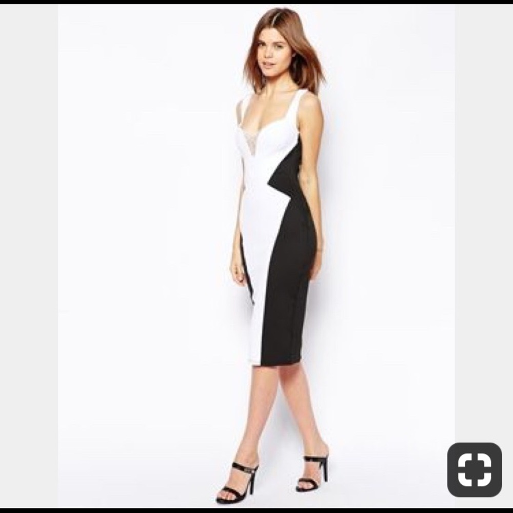 🔥NEVER WORN🔥ASOS Petite bodycon dress with lace